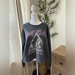 COPY - Pink Floyd crewneck cropped sweatshirt sz Large